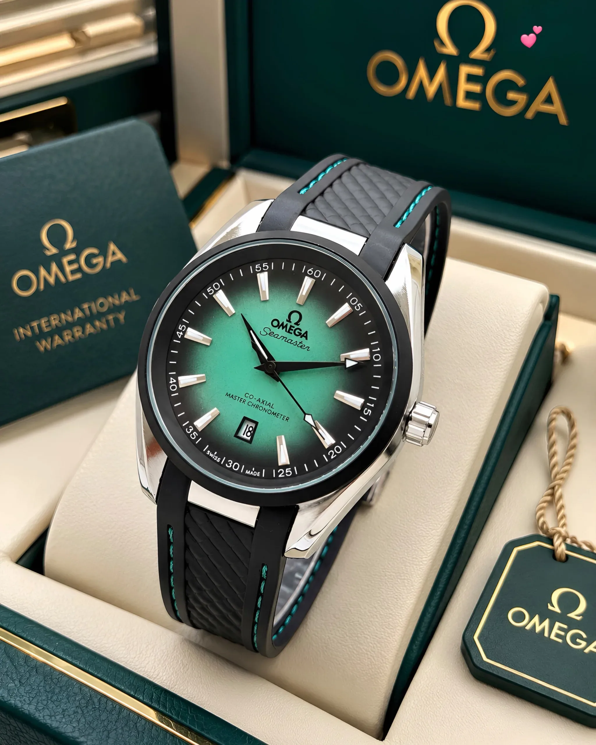Omega Aquaterra Worldtimer Blue Dial - Image 3
