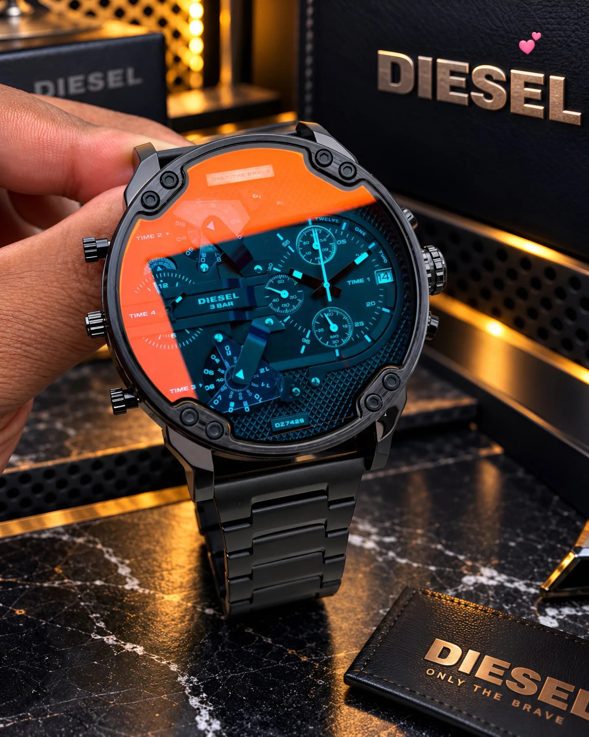WhatsApp Image 2026-10-23 at 1.13.10 AM Diesel DZ7333 Gold Black Chronograph - Image 1