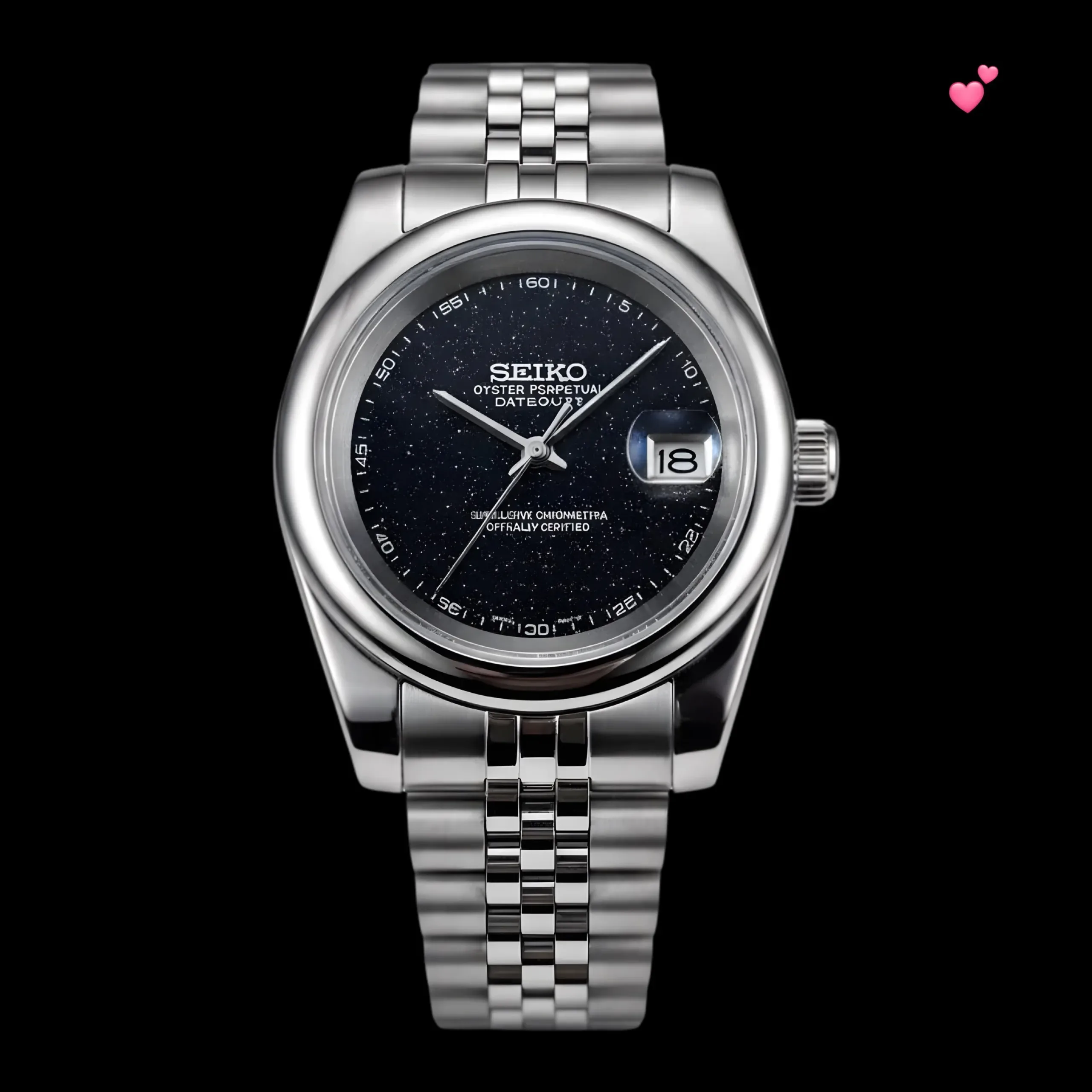 Seiko Black Dial Quartz - Image 2