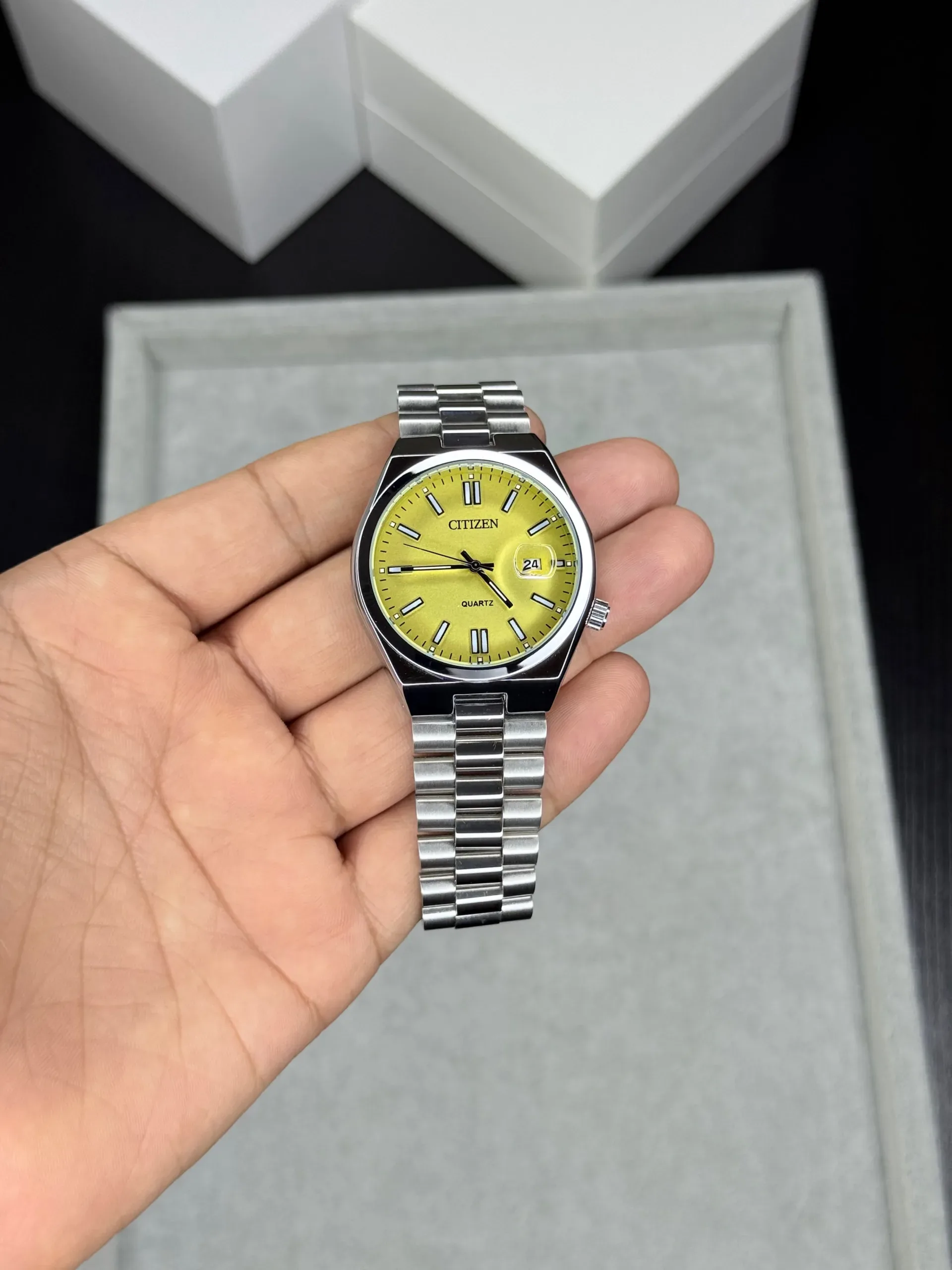 Citizen Tsuyosa Yellow Dial Quartz - Image 1