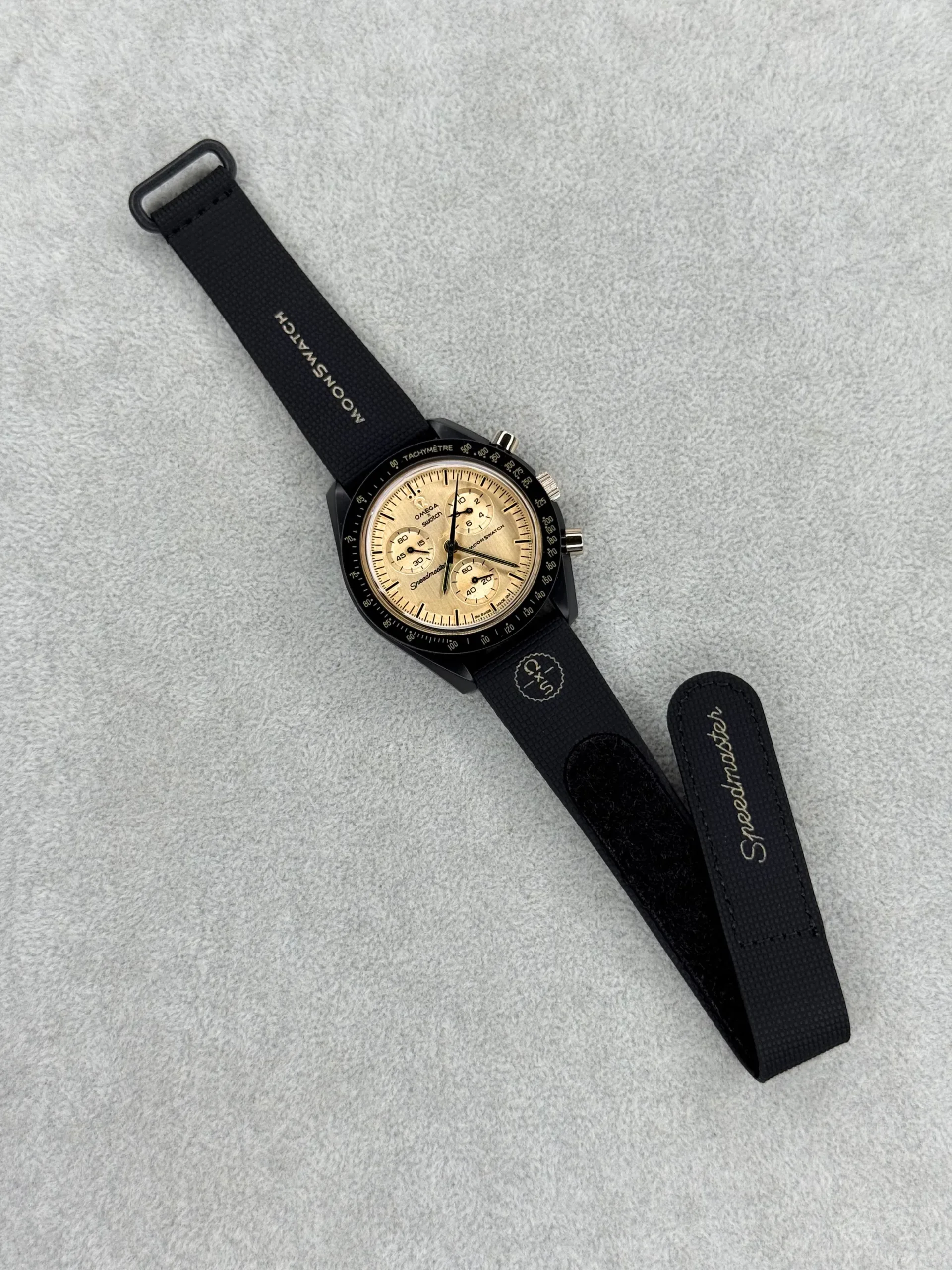 Omega X Swatch Speedmaster Golden Dial - Image 2