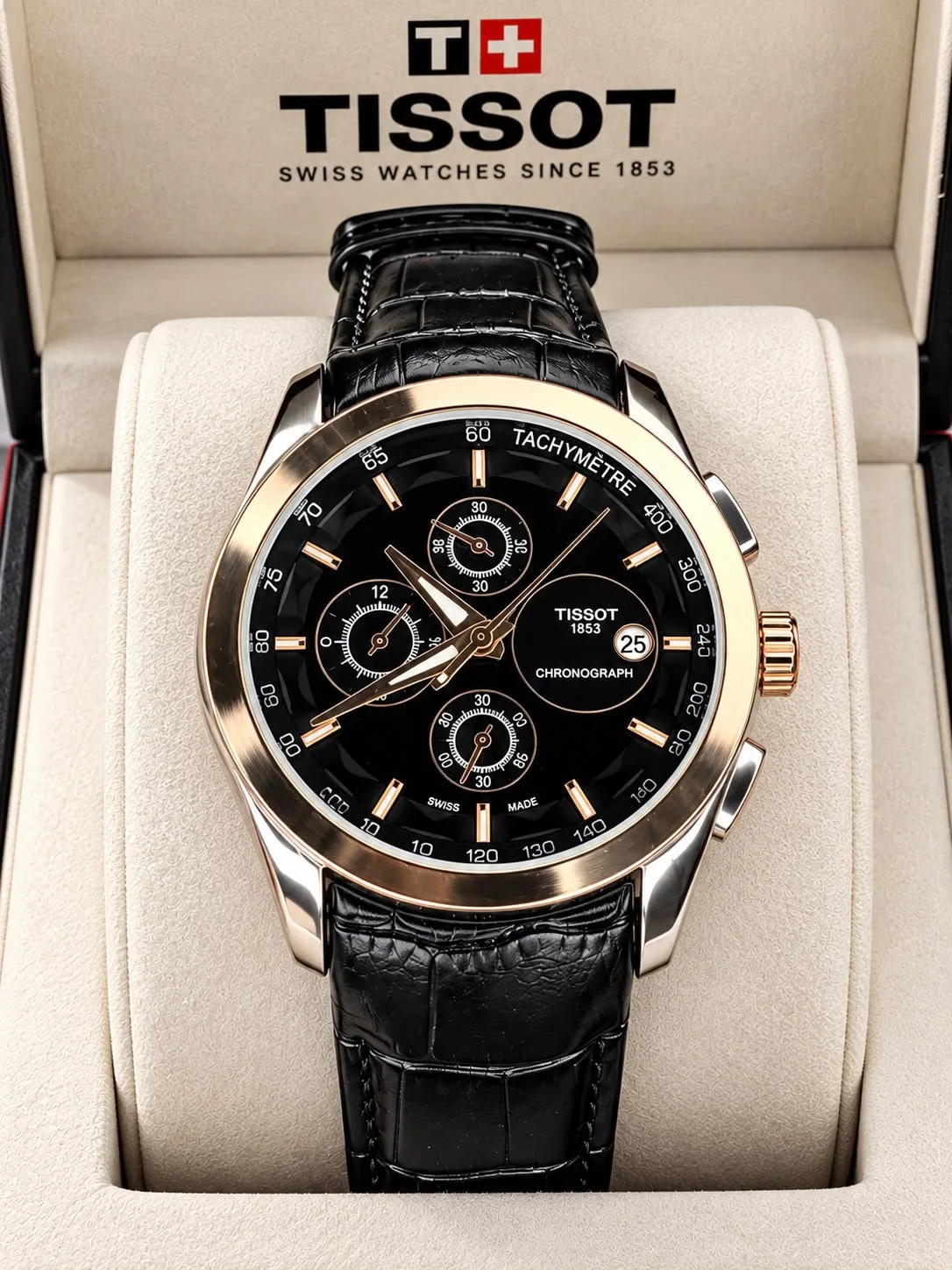 WhatsApp Image 2026-10-23 at 1.16.05 AM Tissot 1853 chronograph Black Quartz - Image 1