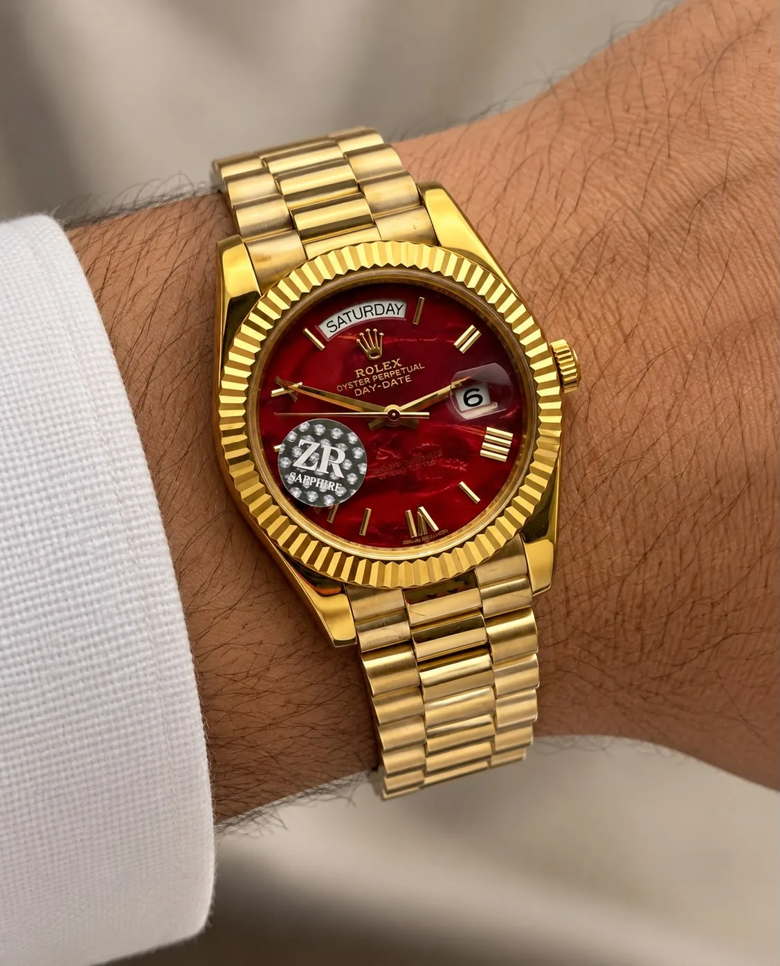 WhatsApp Image 2026-10-23 at 1.18.56 AM Rolex Golden Red Dial - Image 1