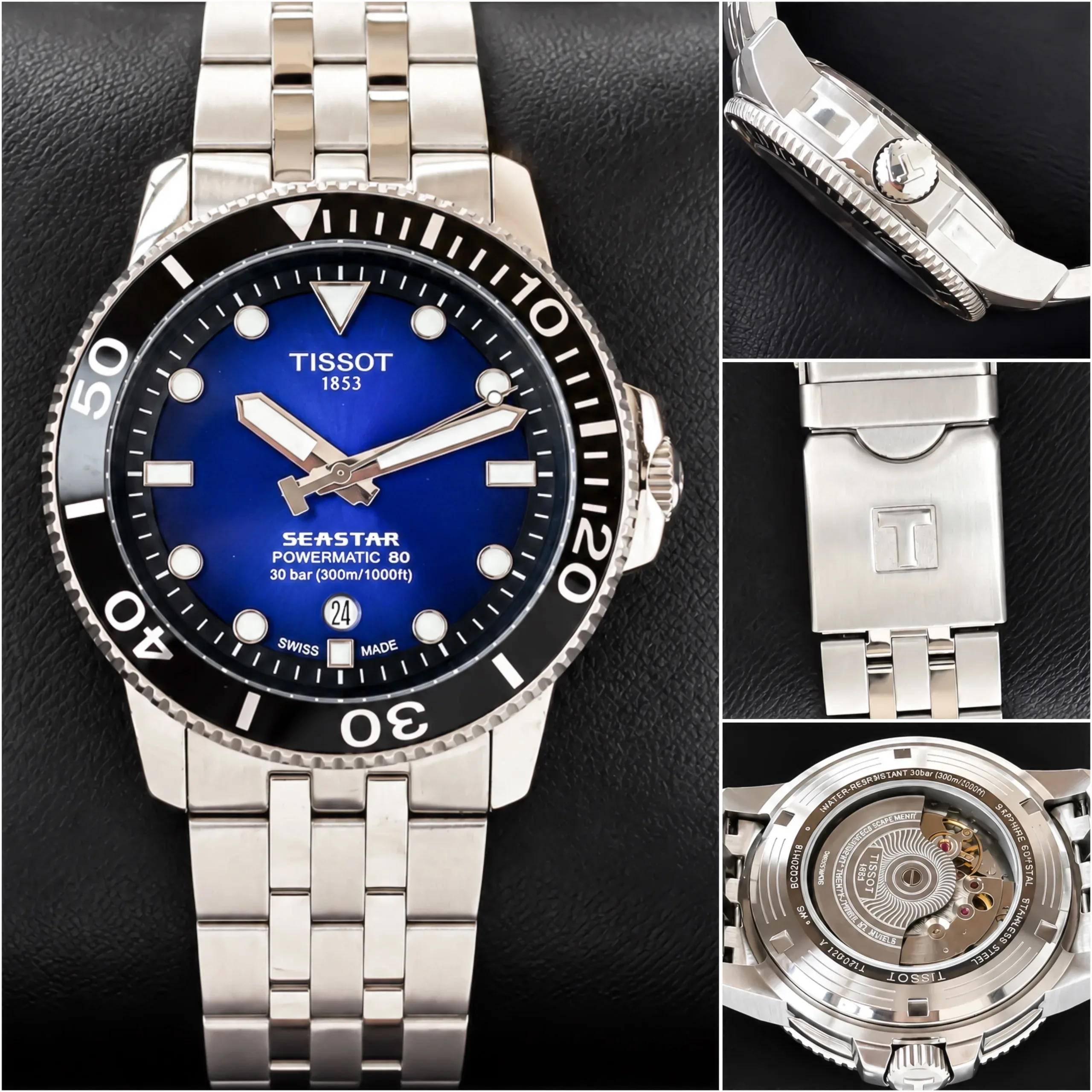 Tissot Seastar Blue Dial - Image 4