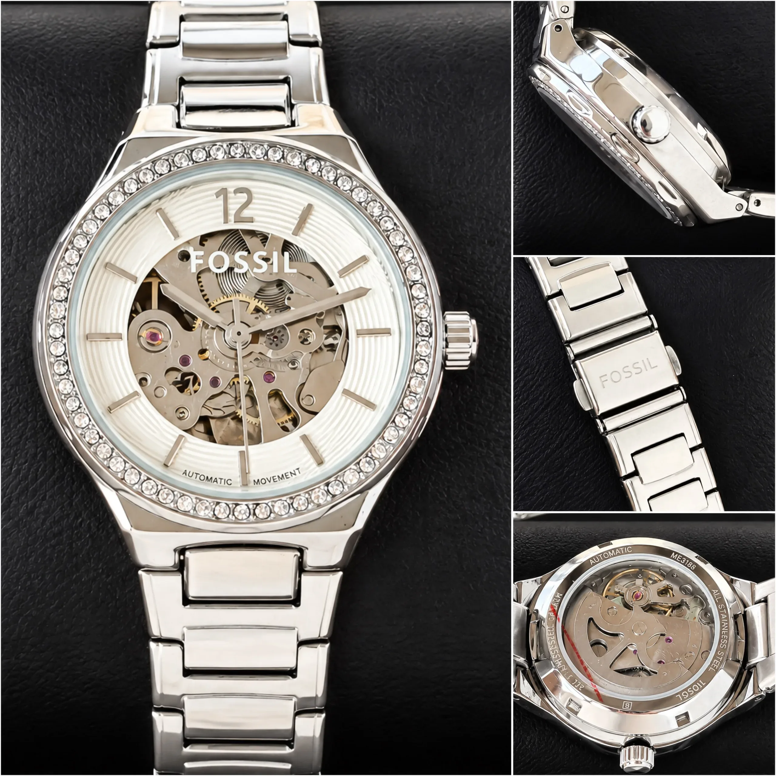 Fossil Automatic Skeleton Silver Dial - Image 5