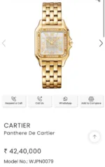 Cartier Panthere De Gold Quartz - Image 3