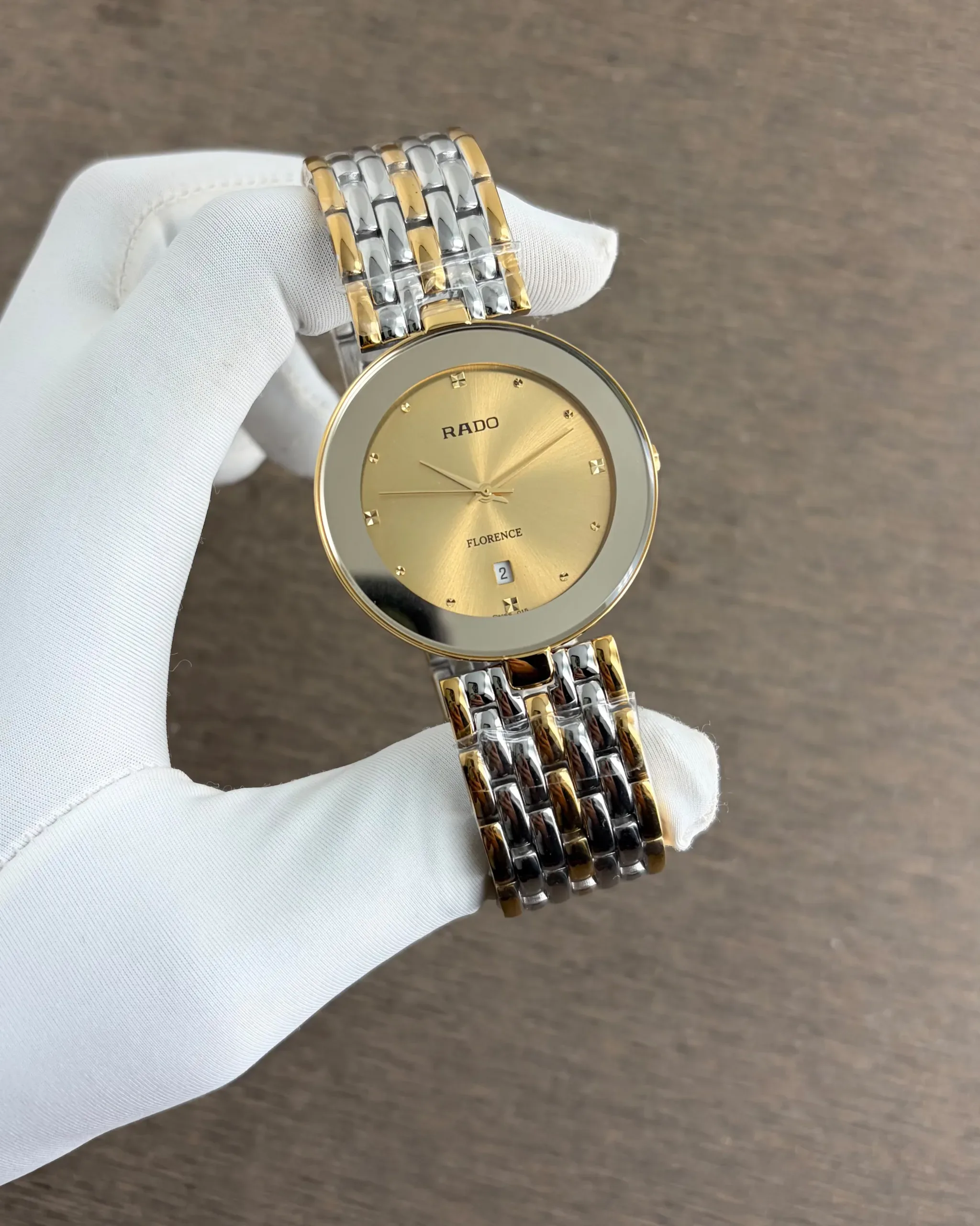 Rado Florence Gold Dial 41mm - Image 4