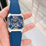Bell & Ross Blue Silver Dial Automatic
