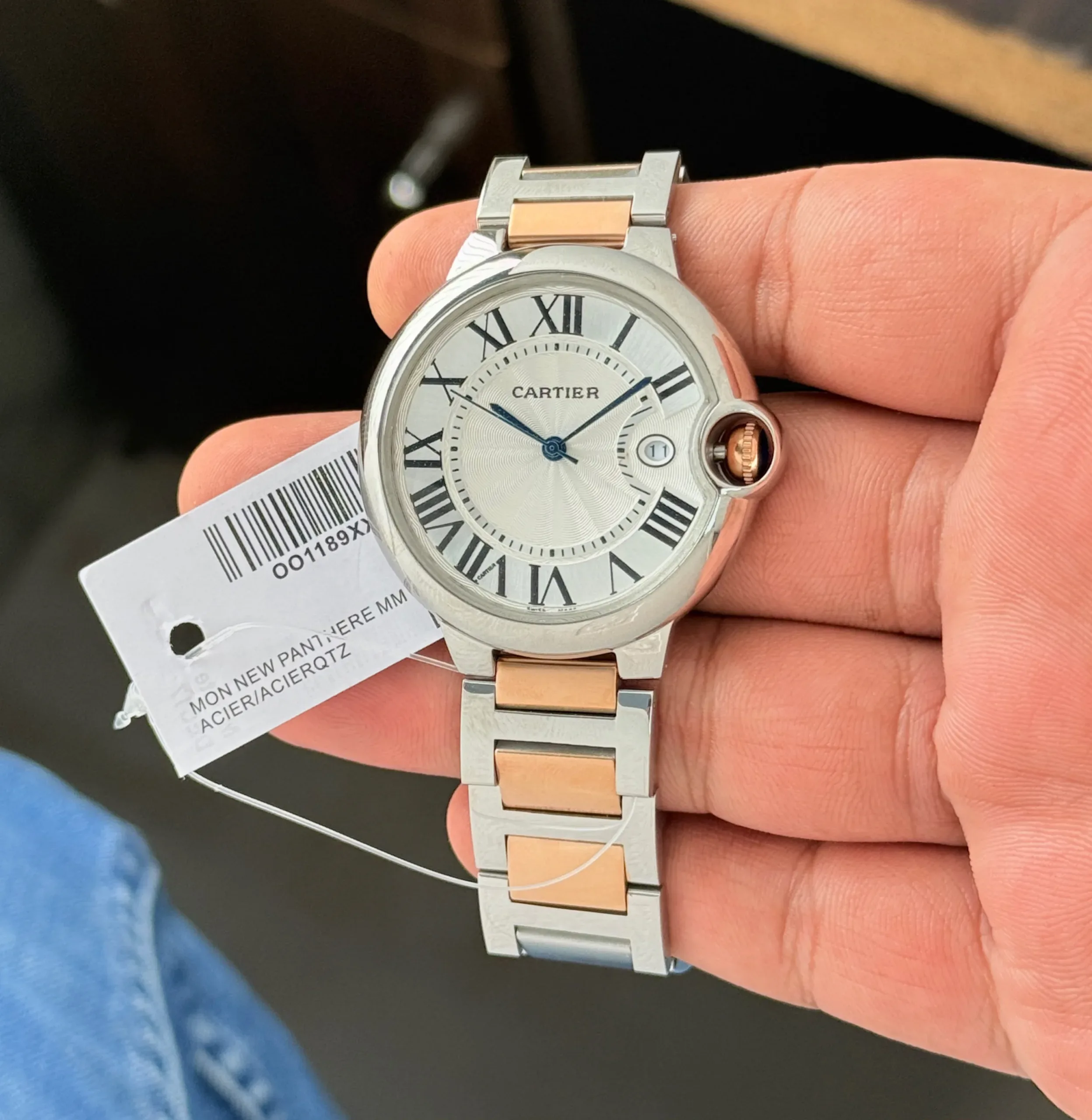 Cartier Two Tone Roman Dial Quartz - Image 3