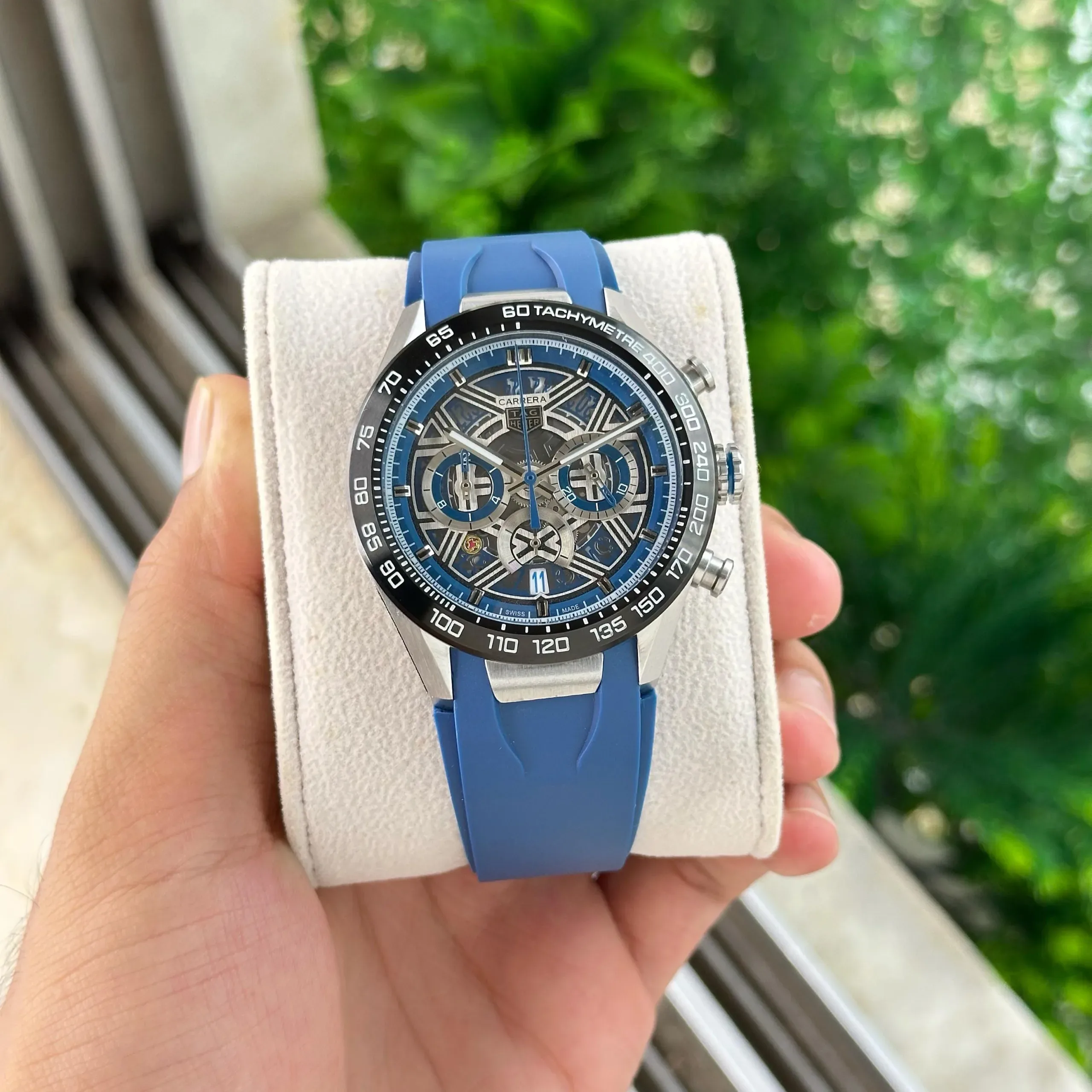 Tag Heuer Carerra Blue Chrono - Image 2