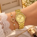 Michael Kors Champagne Gold Sunray Dial - Image 3