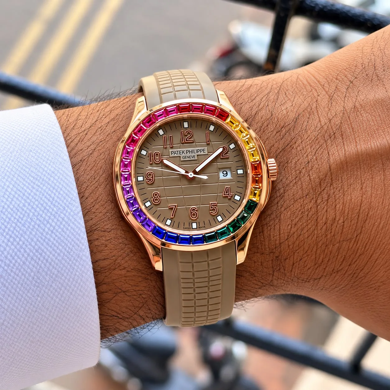 WhatsApp Image 2026-10-23 at 12.56.46 AM Patek Philippe Brown Textured Dial - Image 1