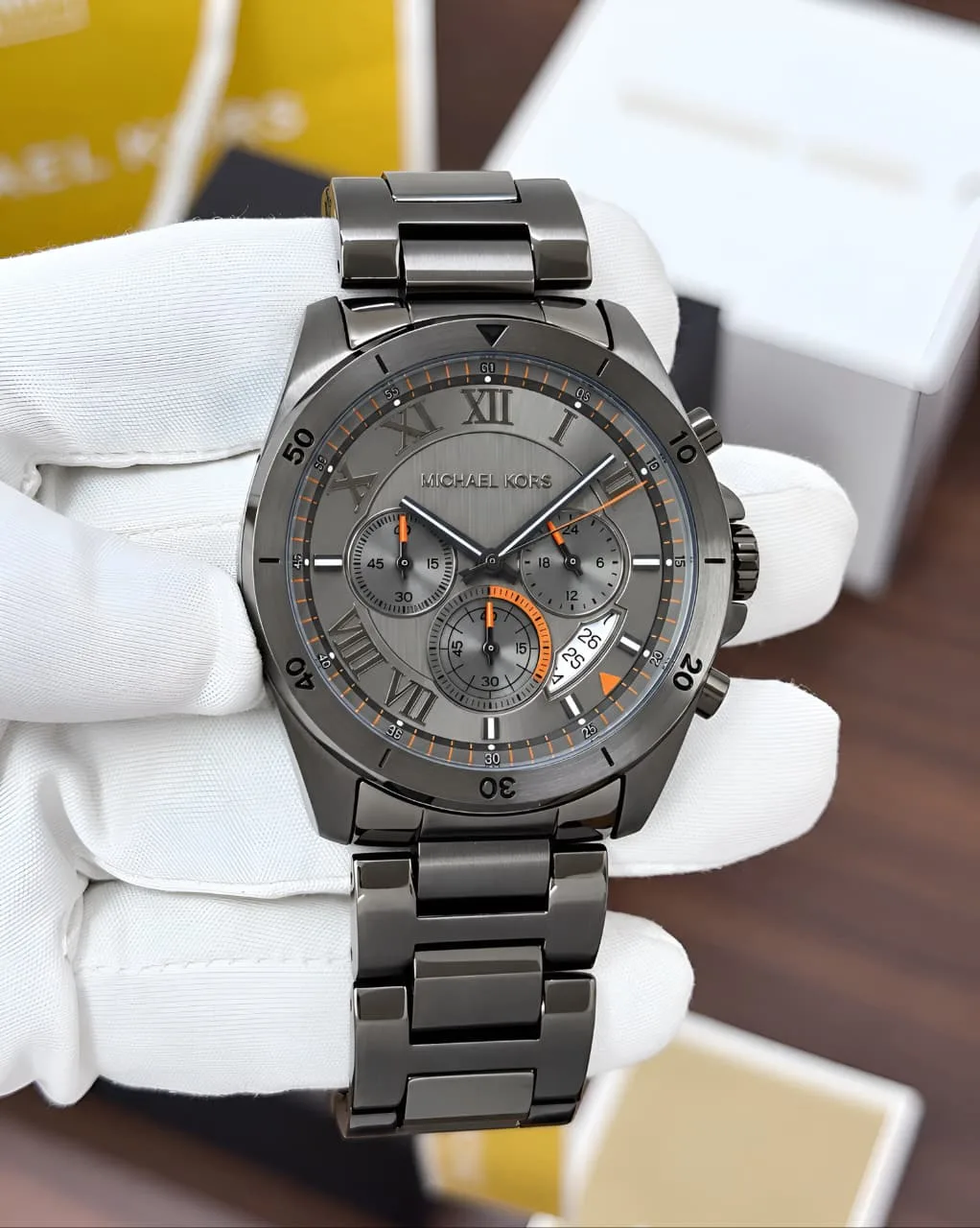 WhatsApp Image 2026-10-23 at 12.56.57 AM (1) Michael Kors chronograph 44mm Grey - Image 1