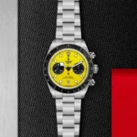 Tudor Chronograph Yellow Dial - Image 3
