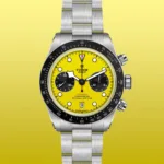 Tudor Chronograph Yellow Dial - Image 2