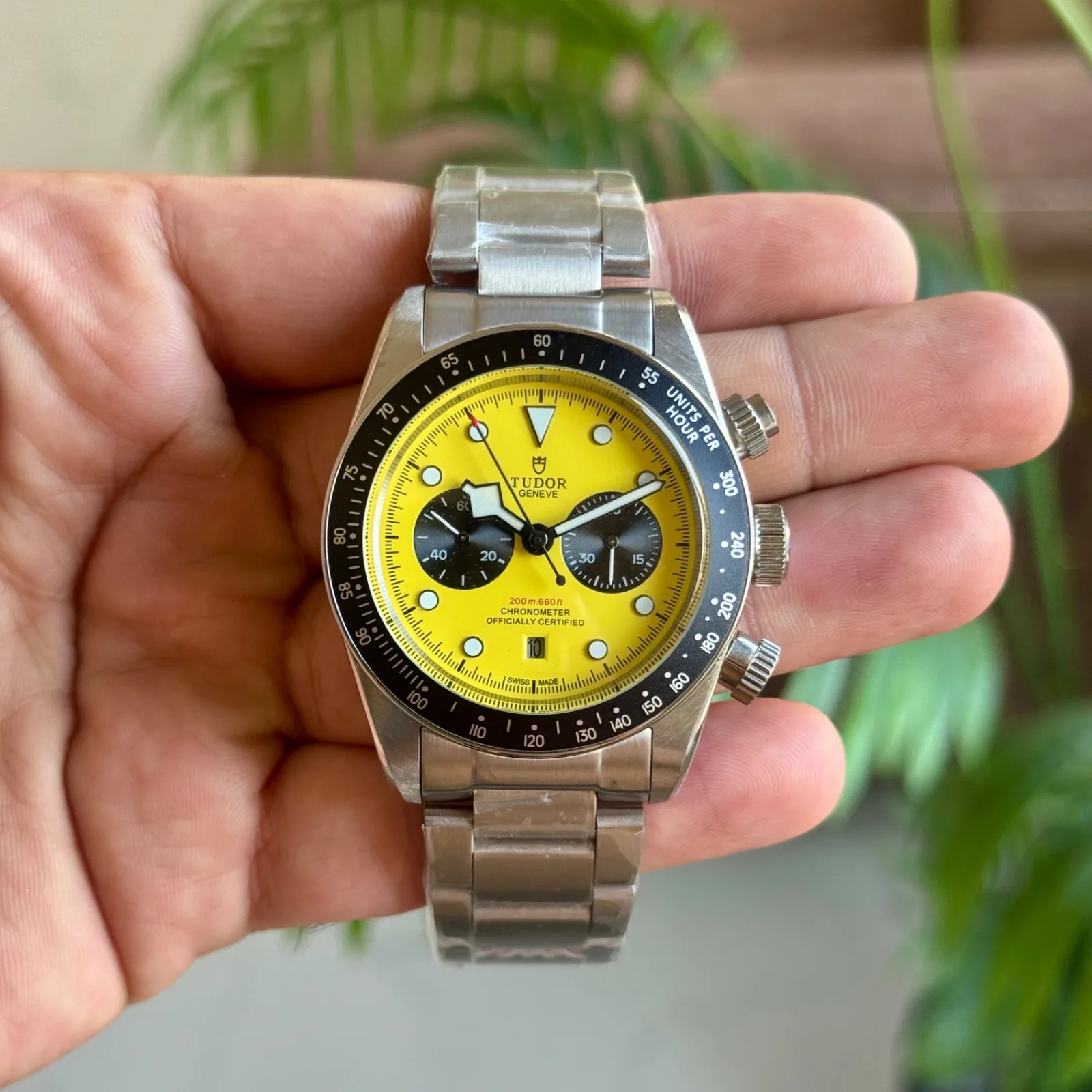 WhatsApp Image 2026-10-23 at 12.58.40 AM Tudor Chronograph Yellow Dial - Image 1