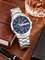 Armani exchange Blue Dial Chrono - Image 3
