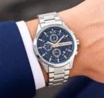 Armani exchange Blue Dial Chrono