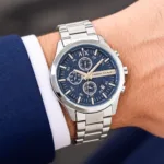 Armani exchange Blue Dial Chrono