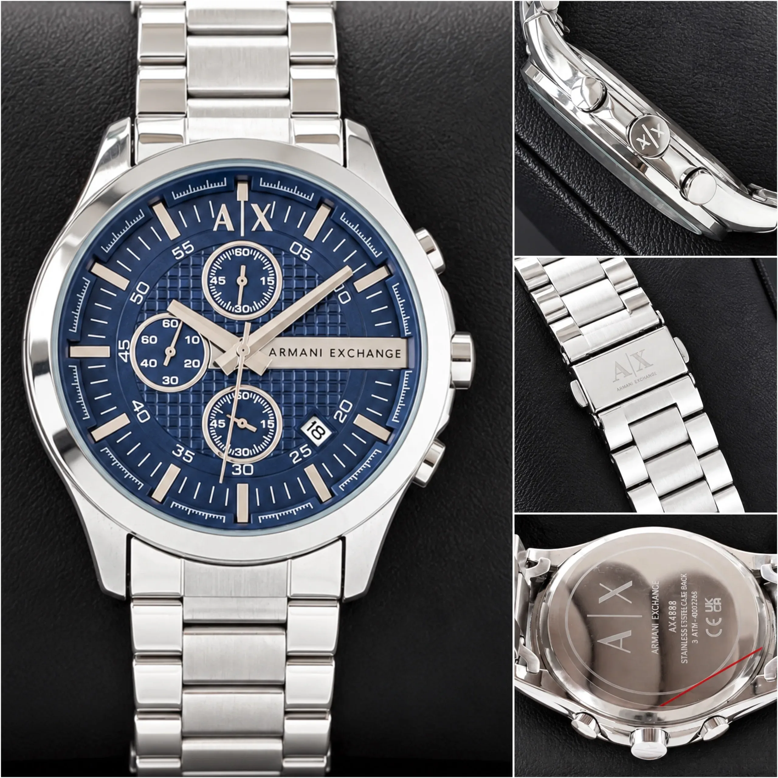Armani exchange Blue Dial Chrono - Image 5